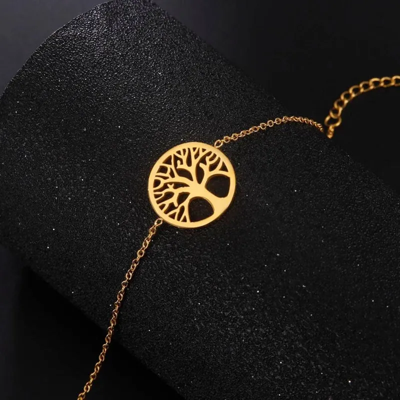 Bracelet Arbre de Vie Plaqué Or