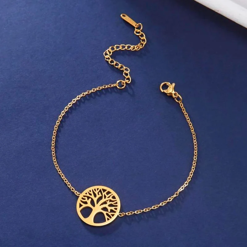 Bracelet Arbre de Vie Plaqué Or