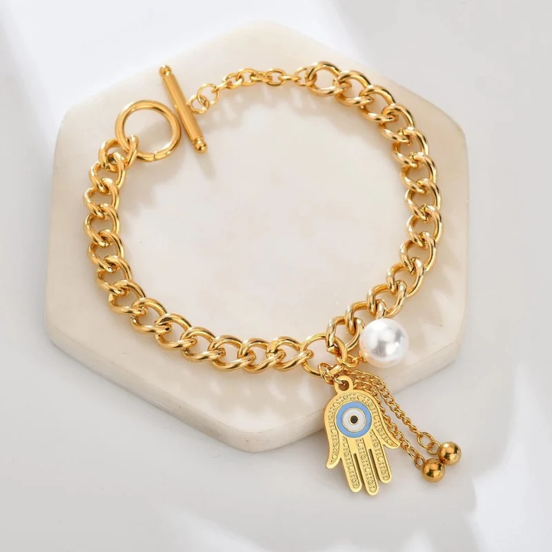 Bracelet Main de Fatma Or