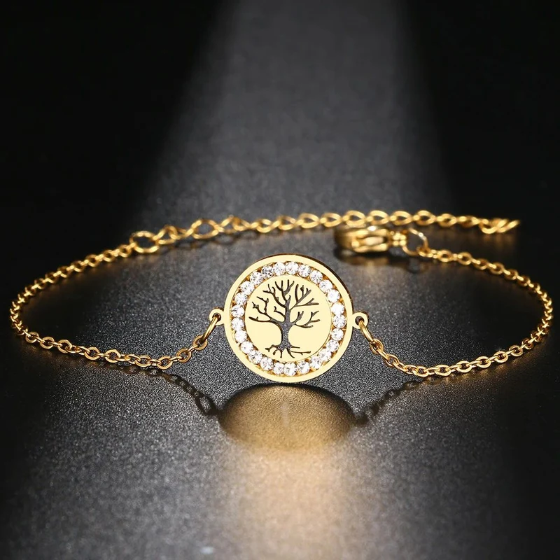 Bracelet Arbre de Vie Strass