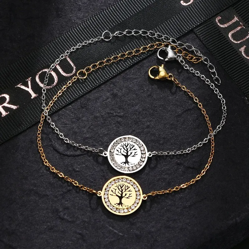 Bracelet Arbre de Vie Strass