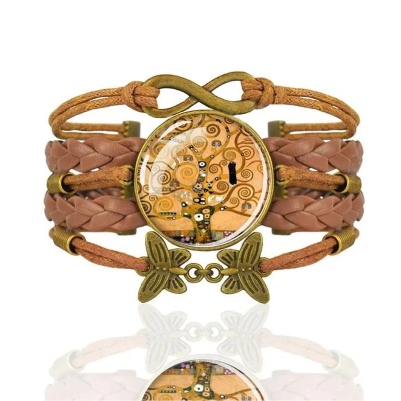 Bracelet Arbre de Vie Cuir Marron