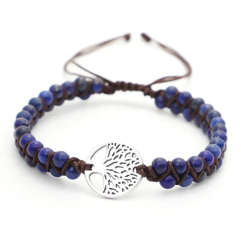 Bracelet Arbre de Vie Perles Argent