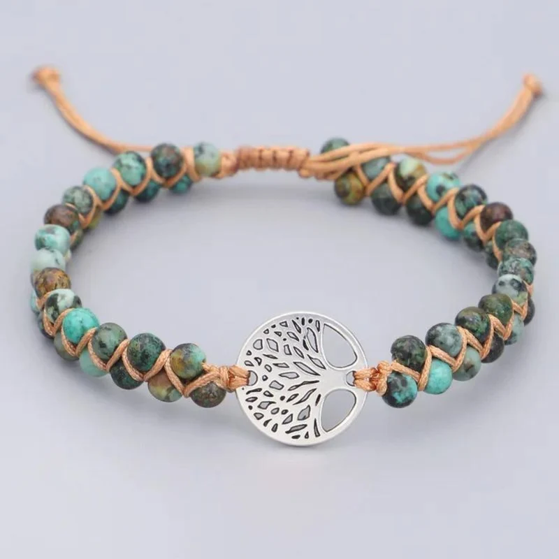 Bracelet Arbre de Vie Perles Argent