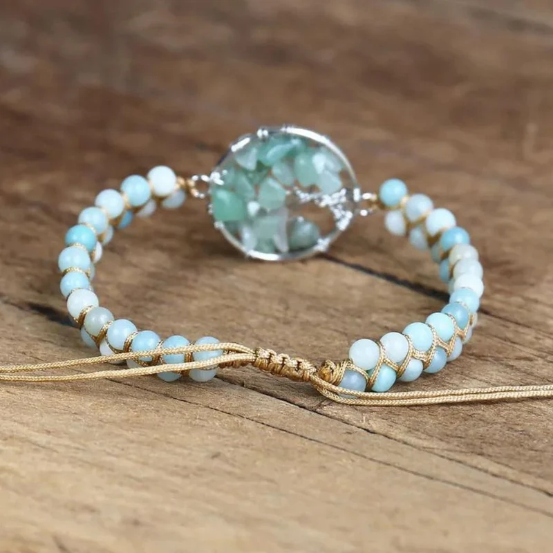 Bracelet Arbre de Vie Turquoise