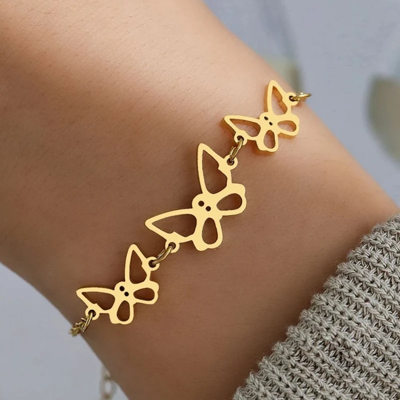 Bracelet Papillon Chainette