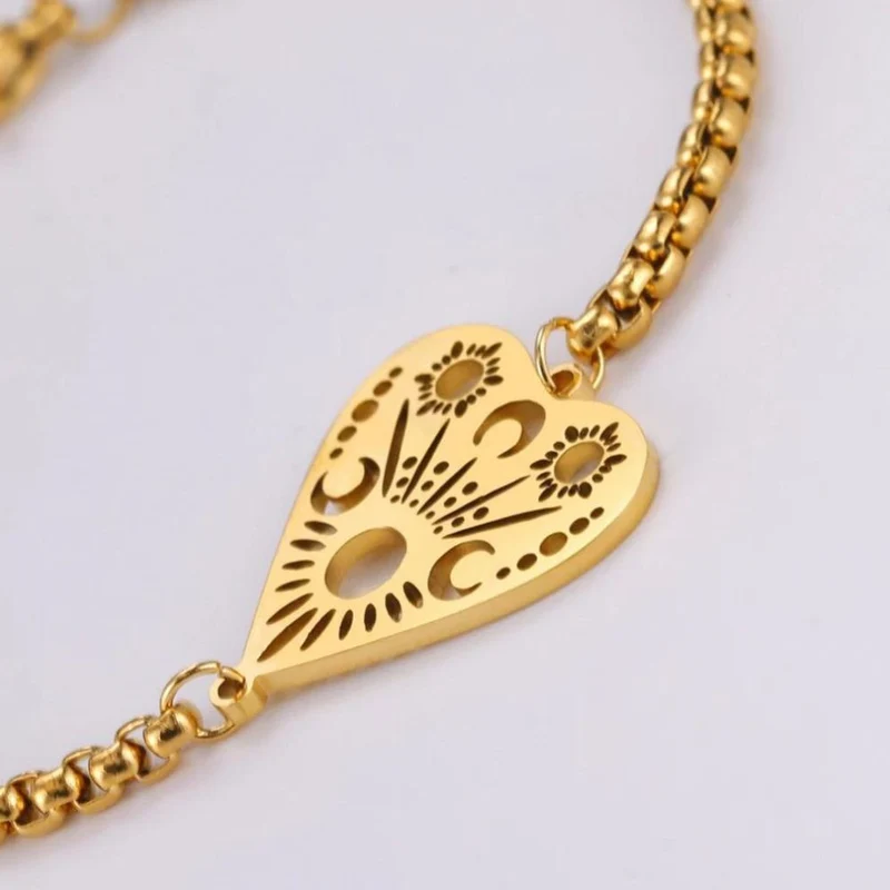 Bracelet Cœur Motifs