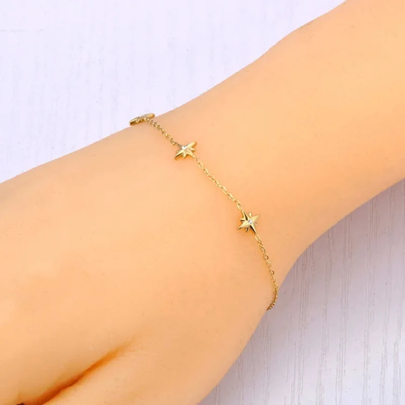 Bracelet Étoile Diamants