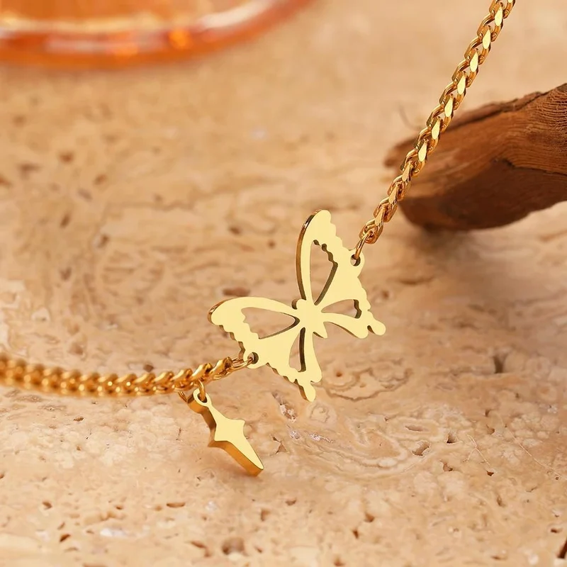Bracelet Papillon Chaine