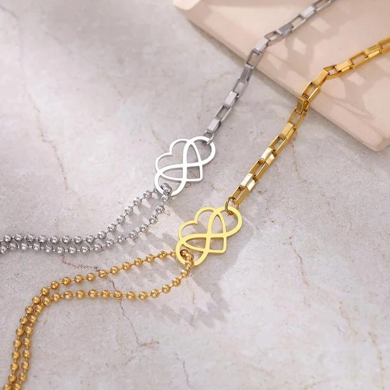 Bracelet Infini et Cœur