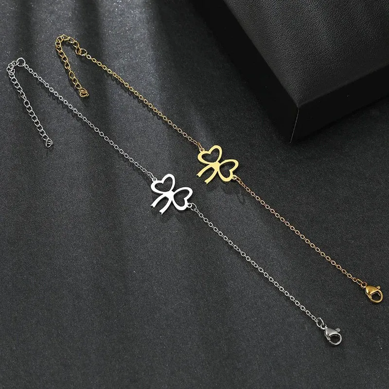 Bracelet Cœur en Nœud