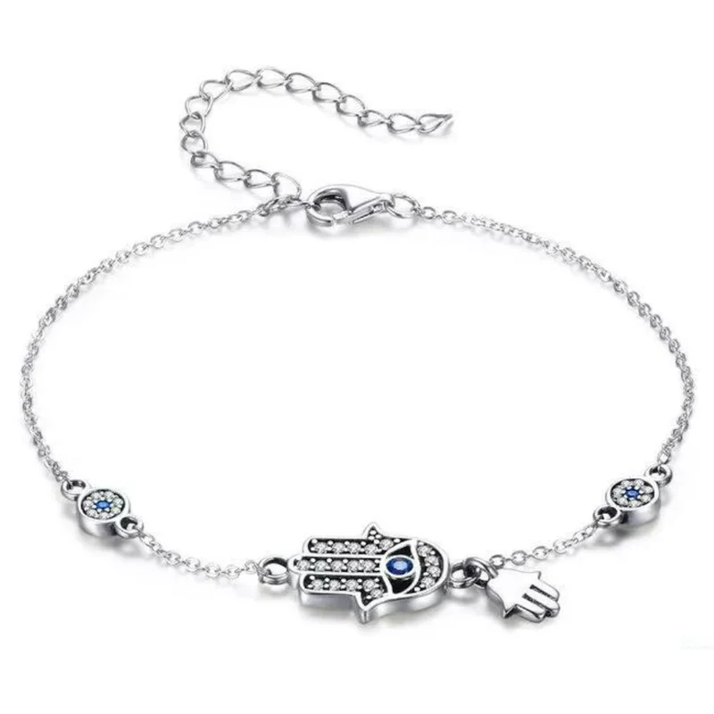 Bracelet Main de Fatma Strass