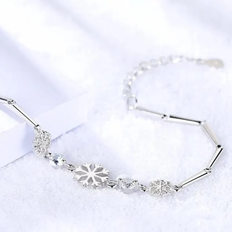 Bracelet Femme Flocon de Neige