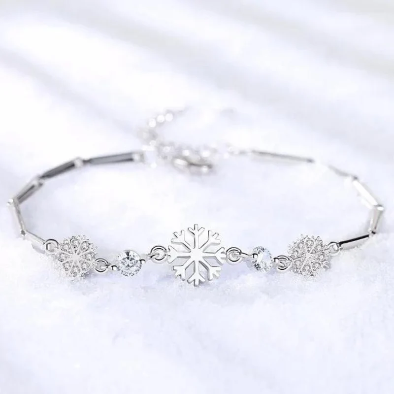 Bracelet Femme Flocon de Neige