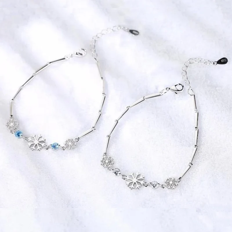 Bracelet Femme Flocon de Neige