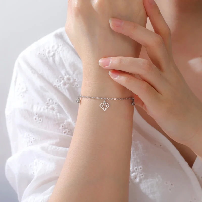 Bracelet Forme Diamant