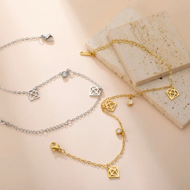 Bracelet Forme Diamant
