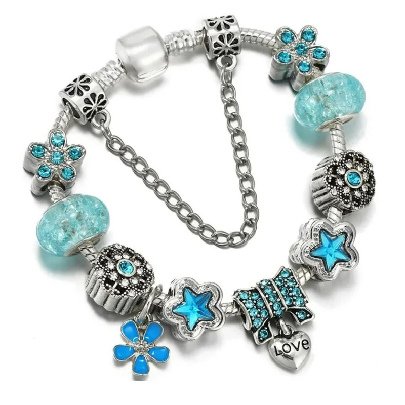 Bracelet Breloque Turquoise