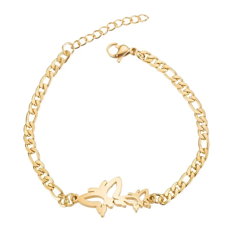 Bracelet Double Papillon