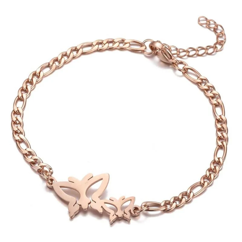 Bracelet Double Papillon