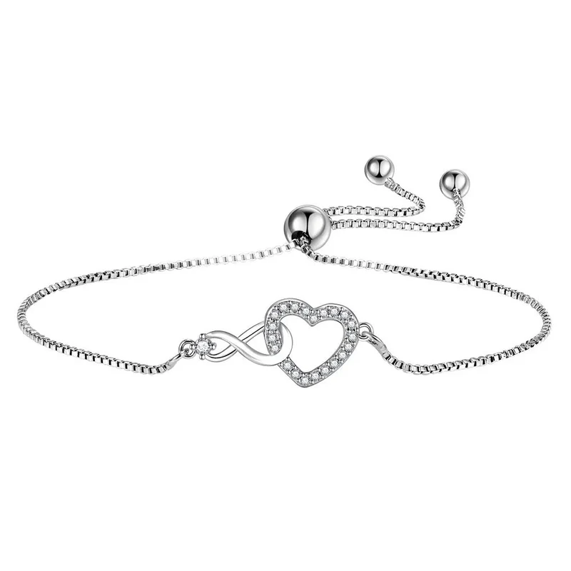 Bracelet Femme Coeur Infini