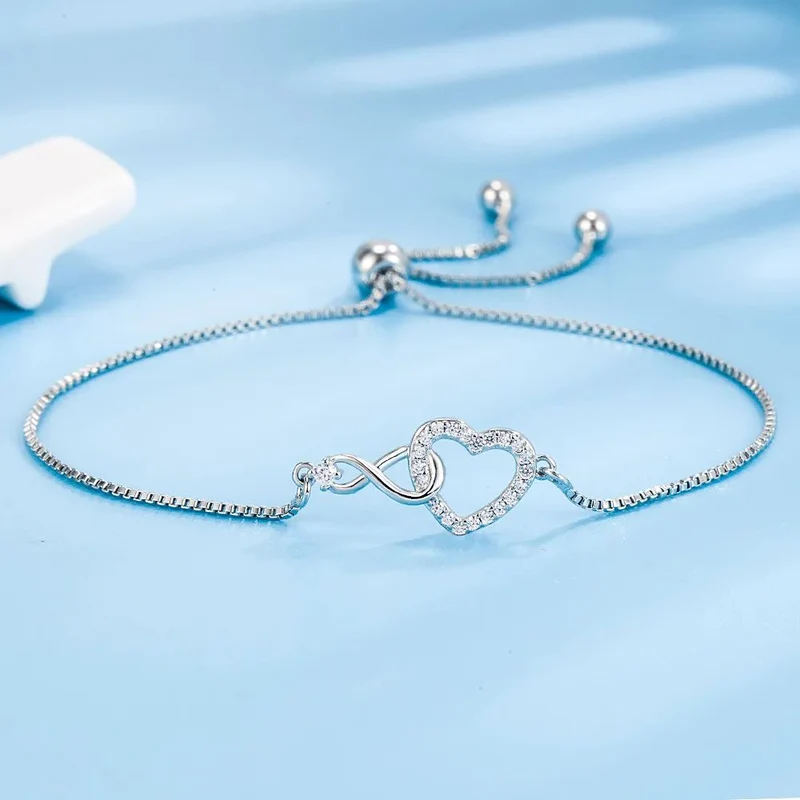 Bracelet Femme Coeur Infini