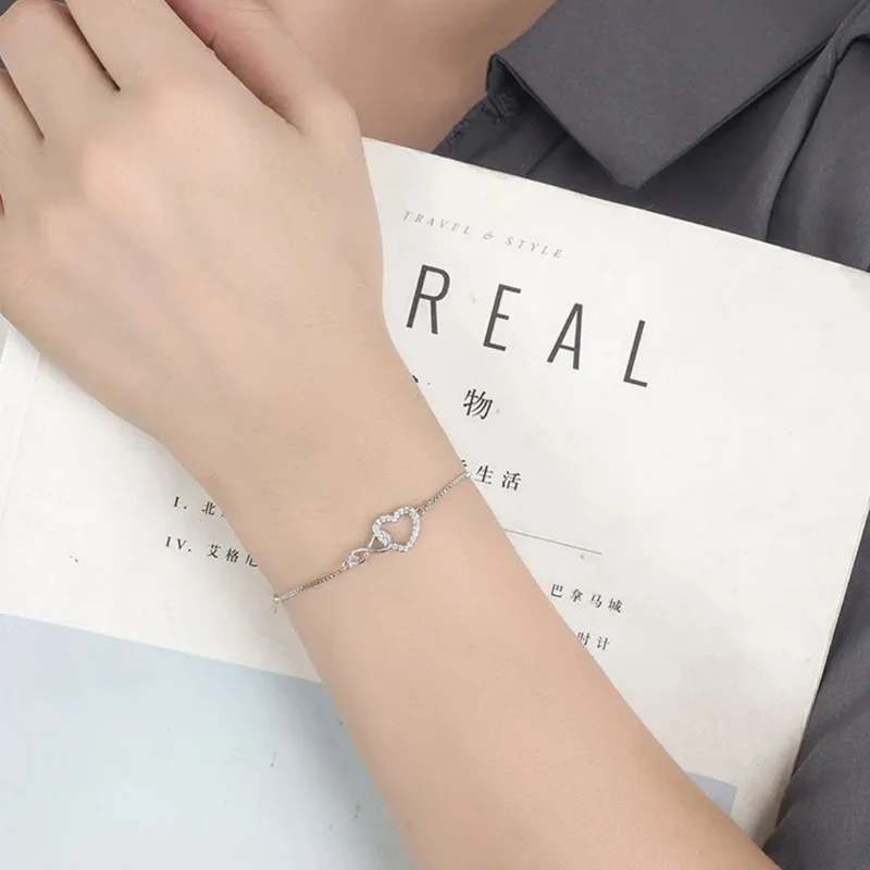 Bracelet Femme Coeur Infini