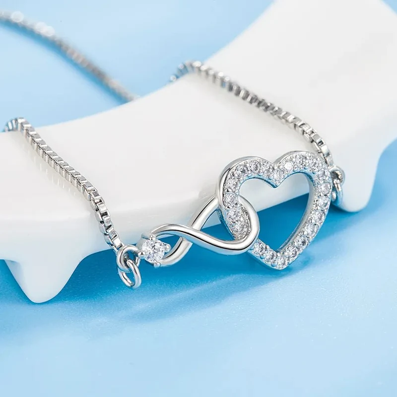 Bracelet Femme Coeur Infini