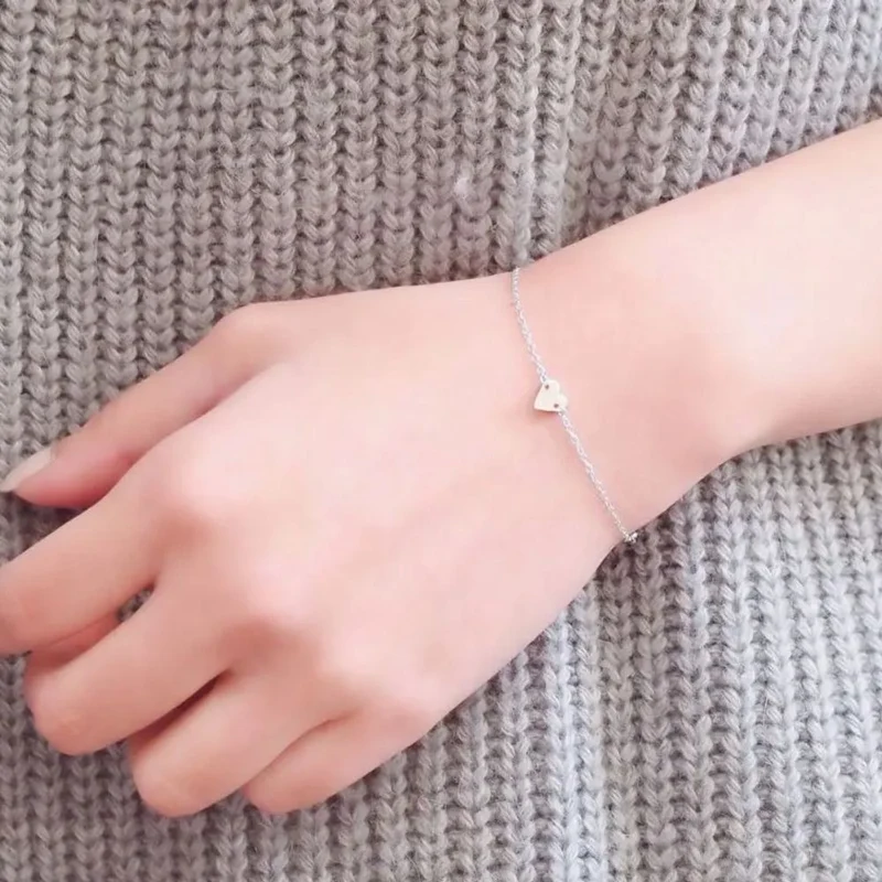 Bracelet Coeur Chainette
