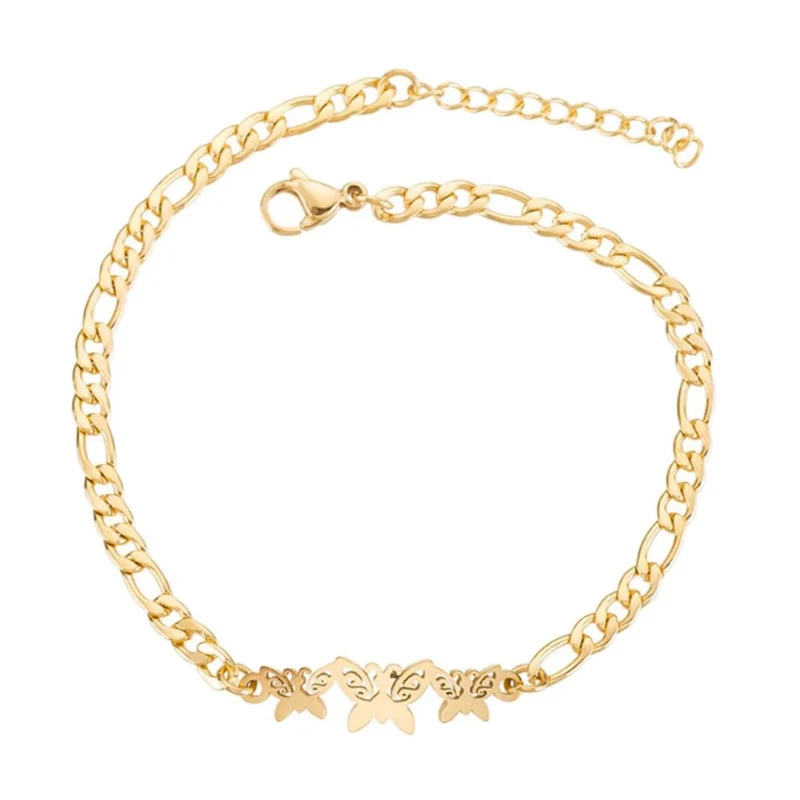 Bracelet Papillon Gourmette