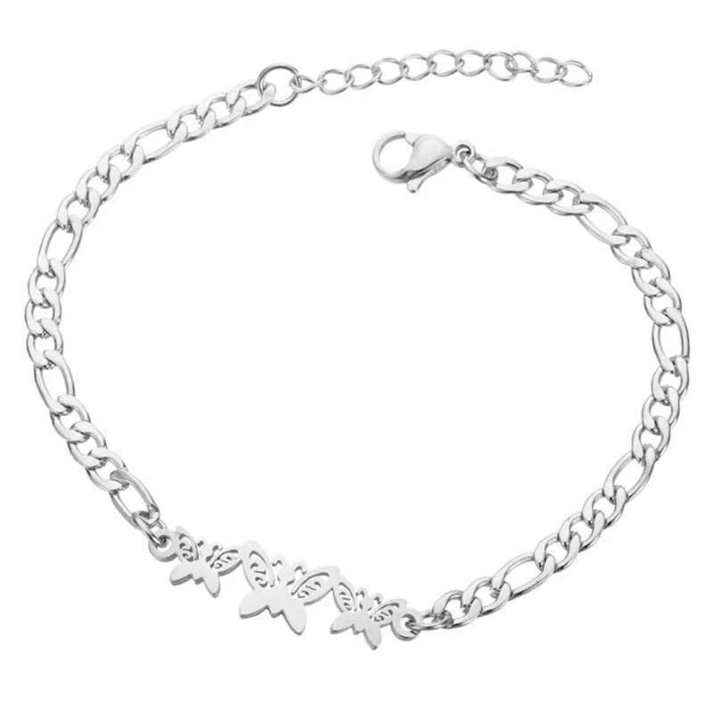 Bracelet Papillon Gourmette
