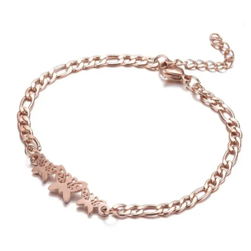 Bracelet Papillon Gourmette