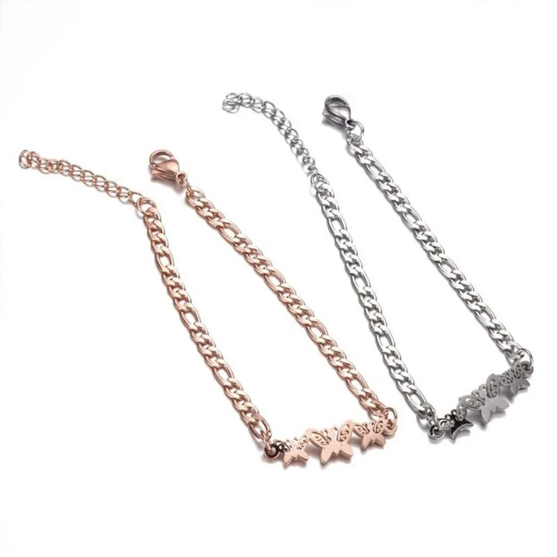 Bracelet Papillon Gourmette