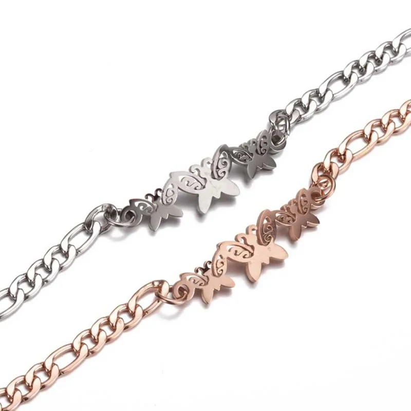 Bracelet Papillon Gourmette