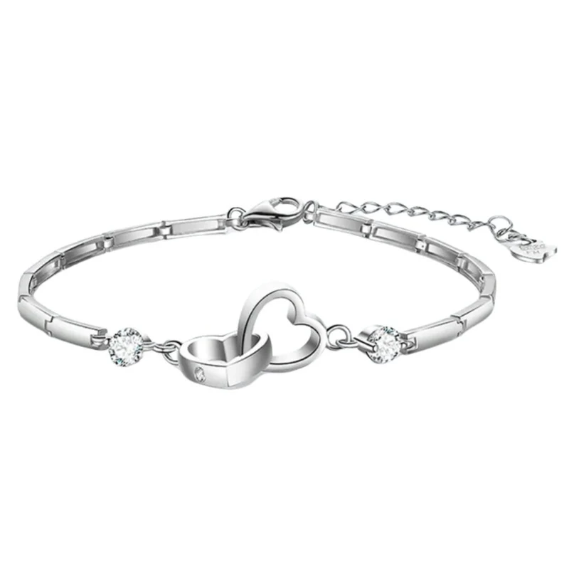 Bracelet Double Coeur