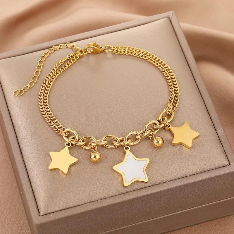 Bracelet Breloque Étoile