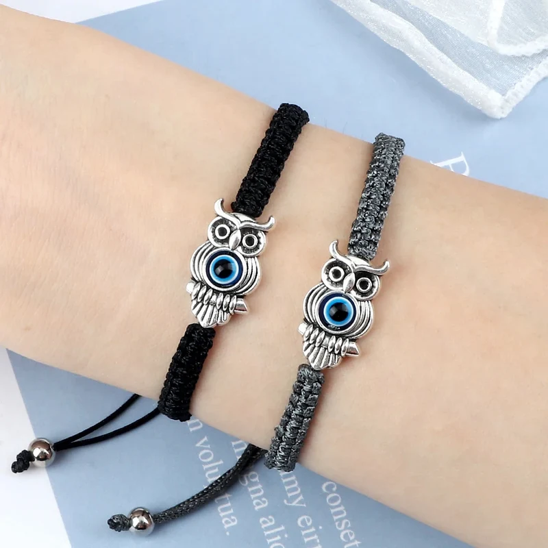 Bracelet Chouette Tissu