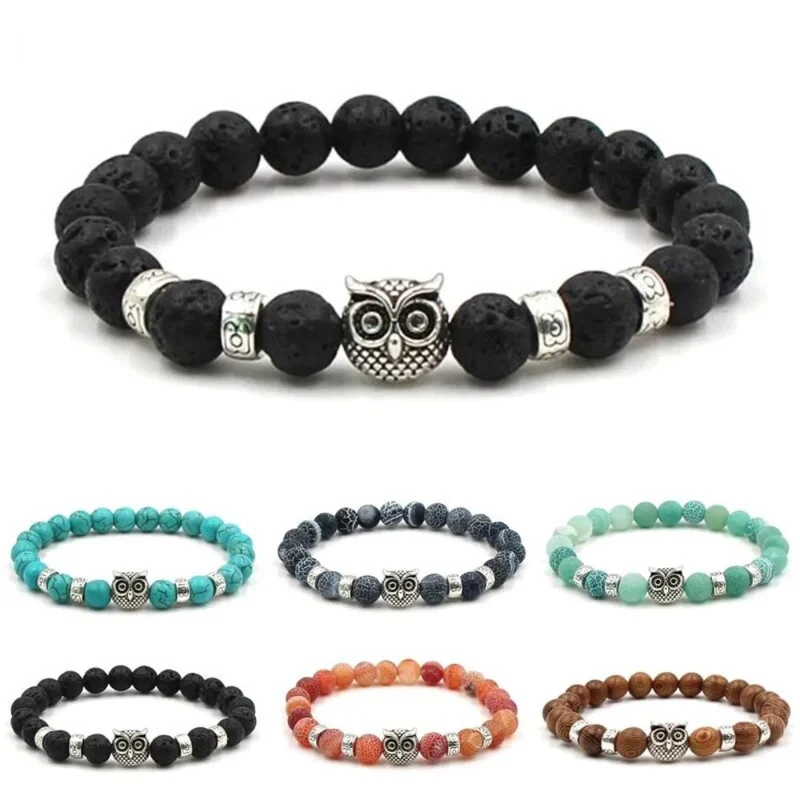 Bracelet Hibou Perle