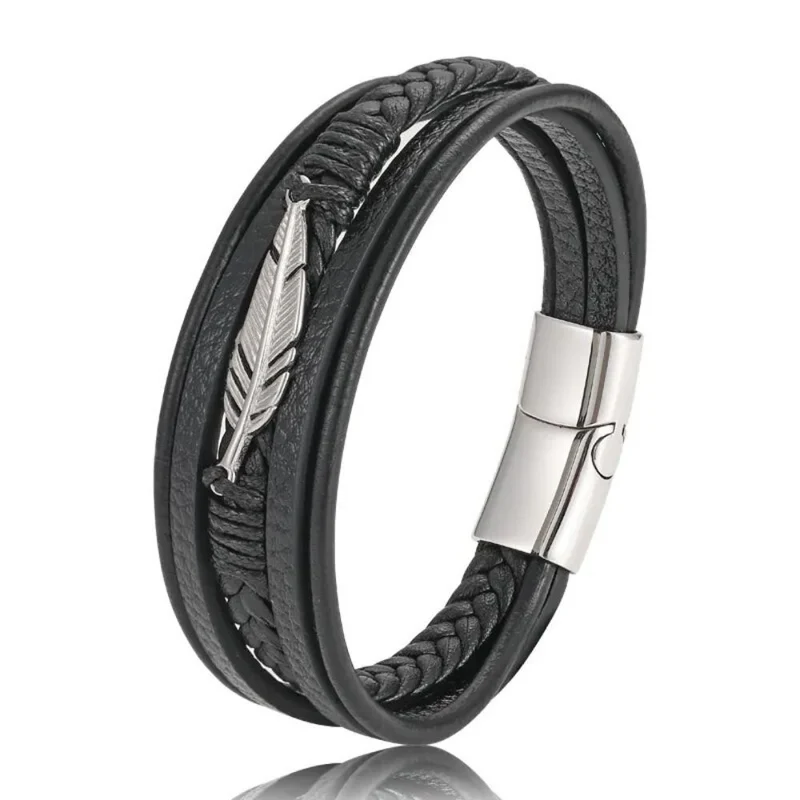 Bracelet Plume Homme