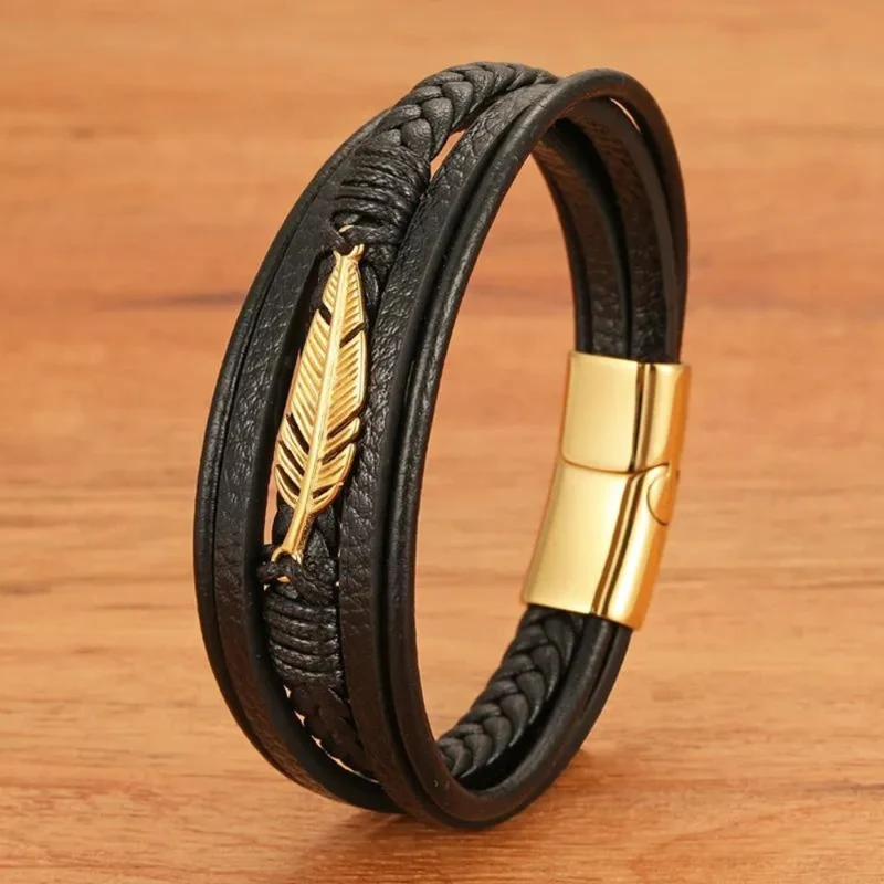 Bracelet Plume Homme