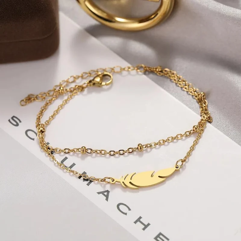 Bracelet Fille Plume
