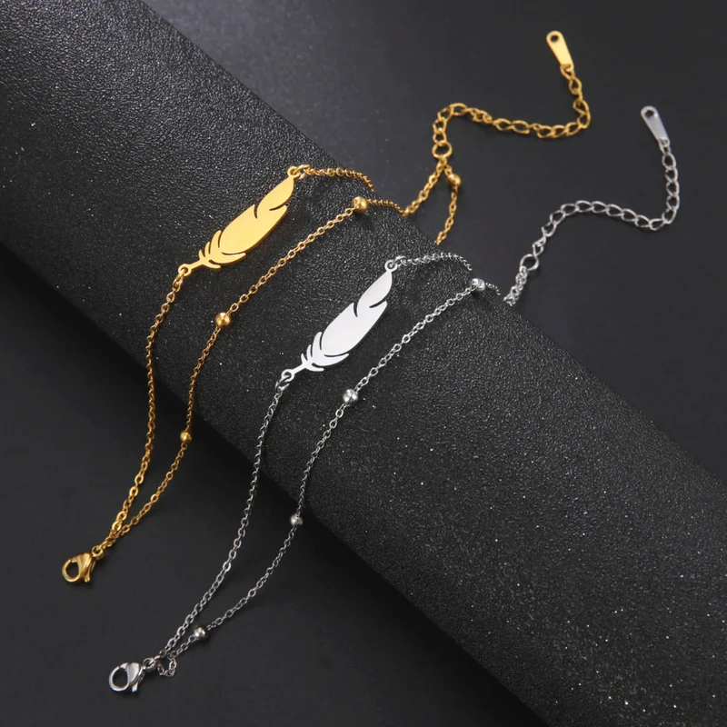 Bracelet Plume Femme