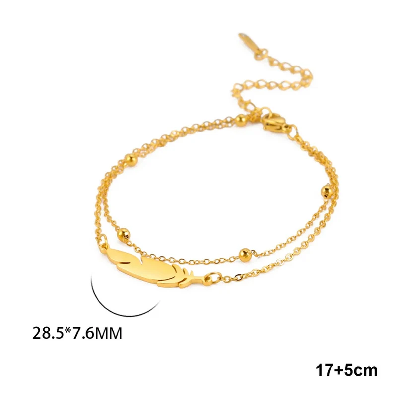 Bracelet Plume Femme
