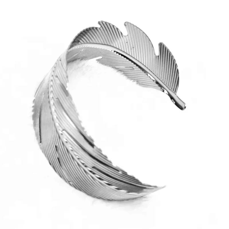 Bracelet Plume Doré