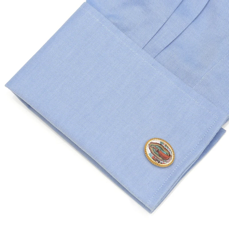 Printed Insert Lady of Guadalupe Cufflinks