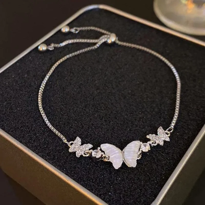 Bracelet Papillon Blanc