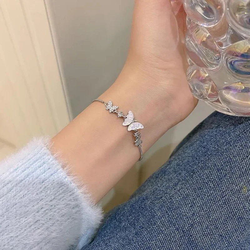 Bracelet Papillon Blanc