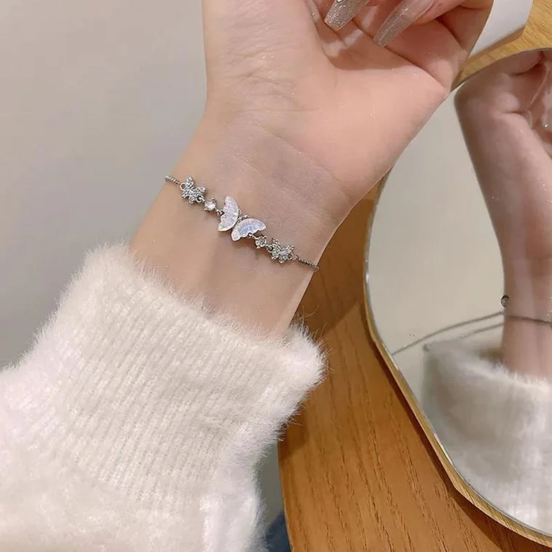 Bracelet Papillon Blanc