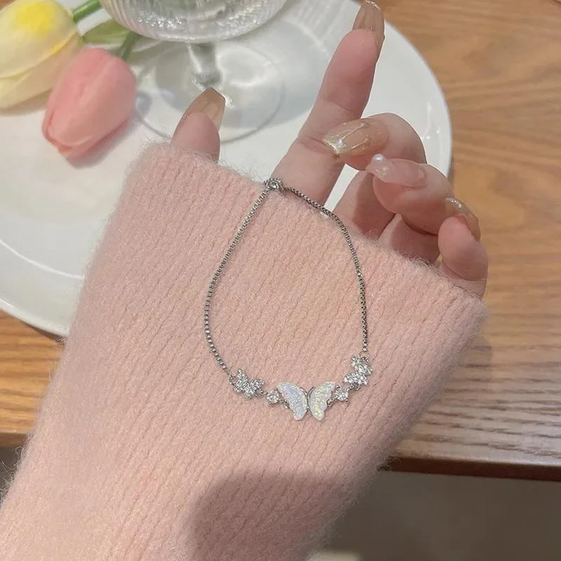 Bracelet Papillon Blanc