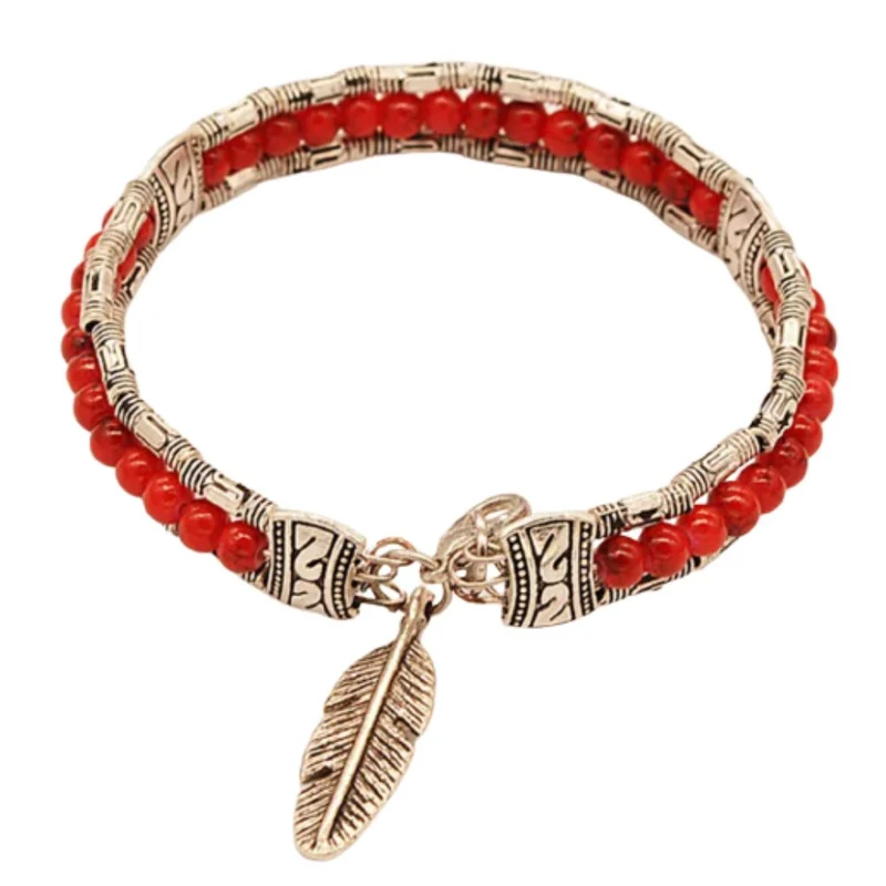 Bracelet Fantaisie Plumes